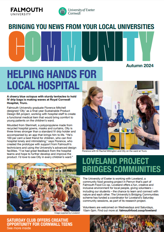 An image of the first page of the Autumn 2024 Community newsletter.