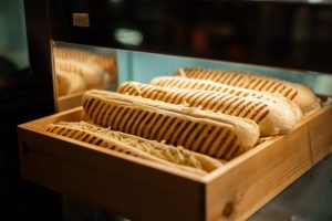 Selection of fresh paninis