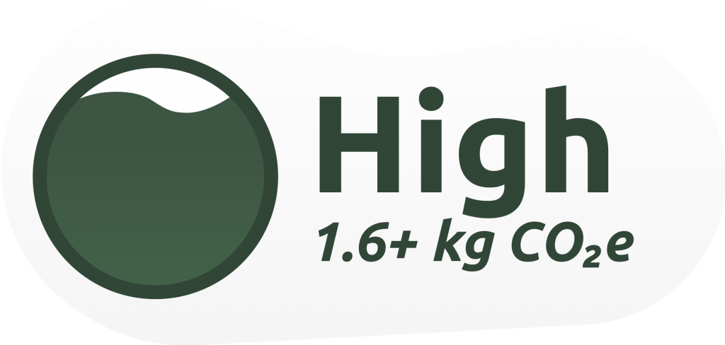High carbon label