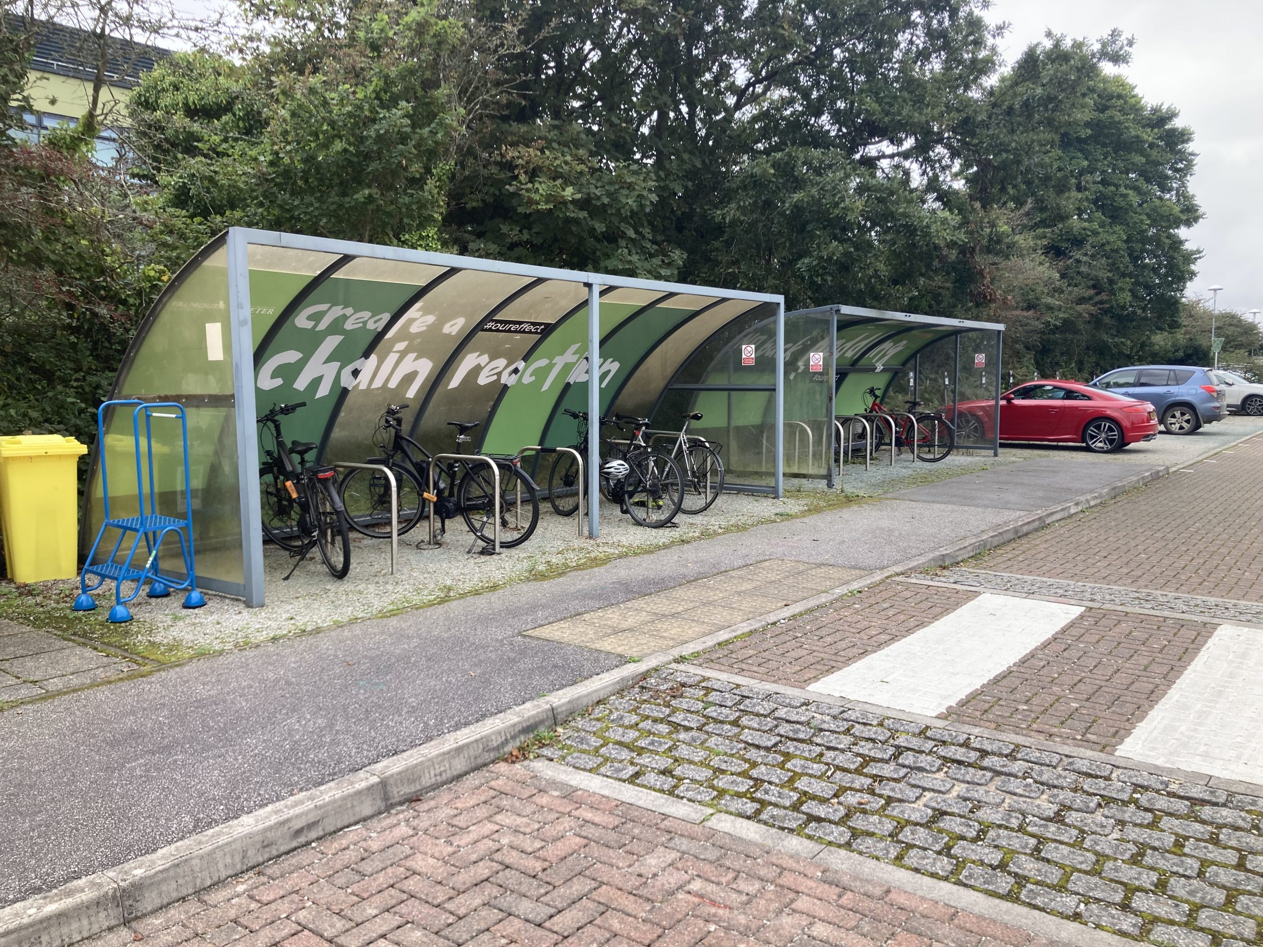 Cycling facilities at Penryn campus