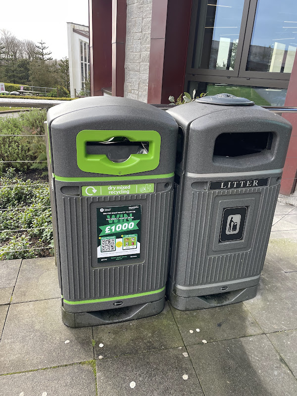 ‘Bin it to be in it’, with a chance to win £1000 with our special LitterLotto bins