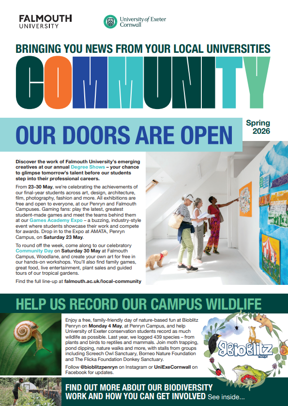 Image of front cover of Spring Newsletter